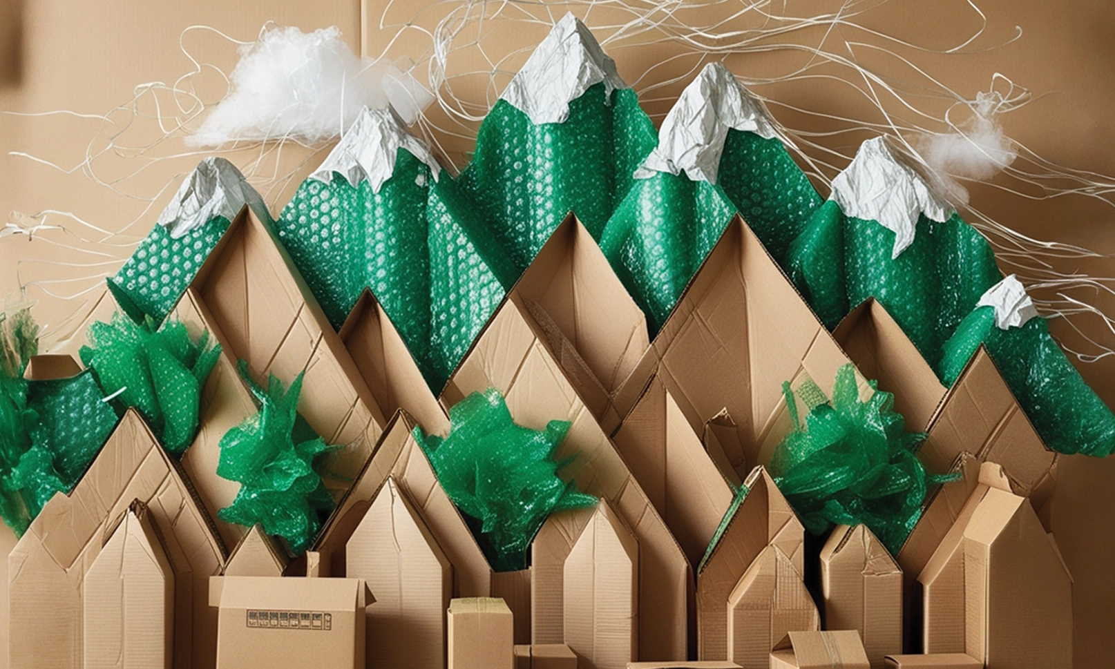 Imballaggi sostenibili per spedizioni green
