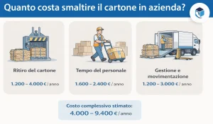smaltire il cartone in azienda